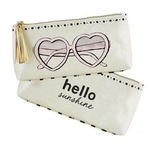 Hello Sunshine - Oil Cloth Bag - Sunnies Licensed Art by Hayley Mayne